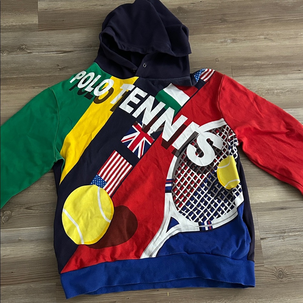 Polo by Ralph Lauren Multicolor Tennis Hoodie